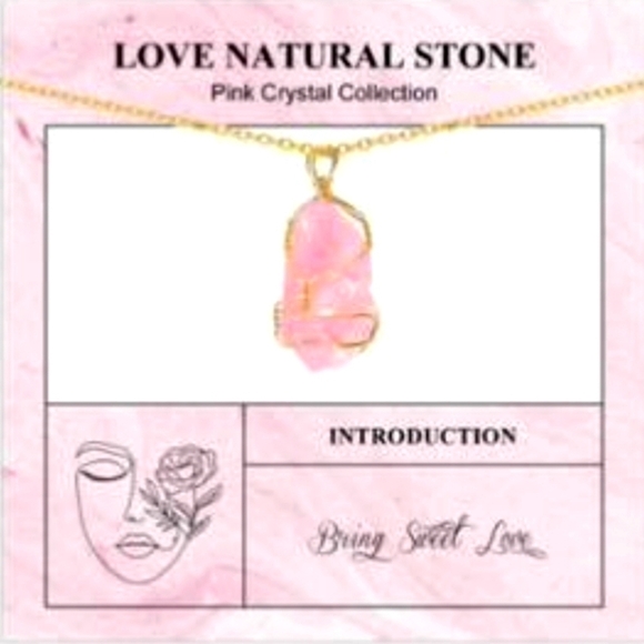 ENERGY NATURAL STONE NECKLACE - Picture 5 of 6